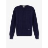 Cable-knit cashmere sweater