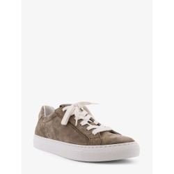Suede sneakers with Monile details