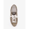 Suede sneakers with Monile details
