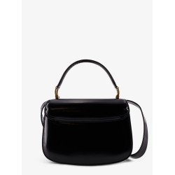 Leather crossbody bag with monogram logo