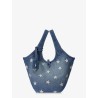 Denim shoulder bag
