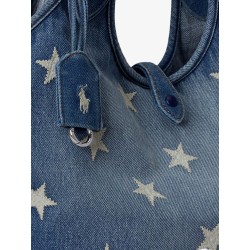 Denim shoulder bag