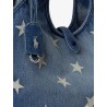 Denim shoulder bag