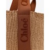 Woody Raffia Shoulder Bag