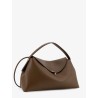 T-Lock hammered leather shoulder bag