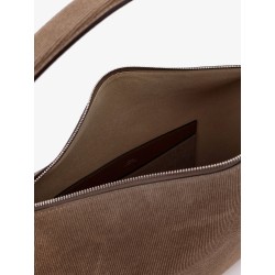 Bevel corduroy shoulder bag