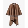 Mxacolomba virgin wool cape with belt