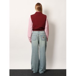 Sleeveless cotton jacket