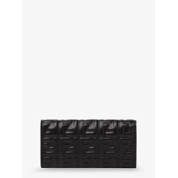 Leather Continental With Chain Baguette FF motif crossbody bag