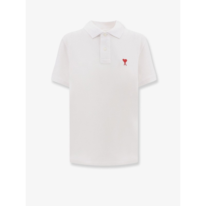 Cotton polo shirt with iconic embroidery
