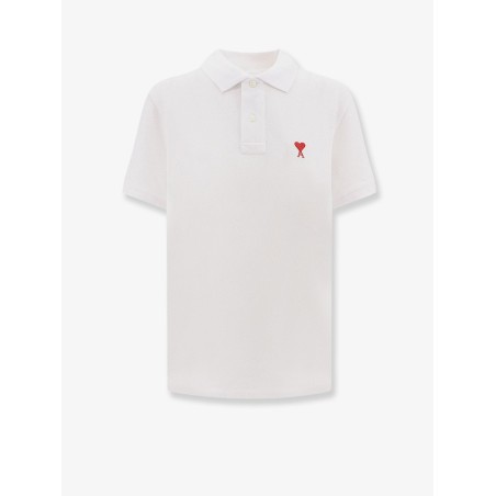 Cotton polo shirt with iconic embroidery