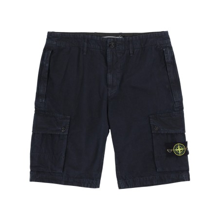 CARGO SHORTS WITH LOGO PATCH