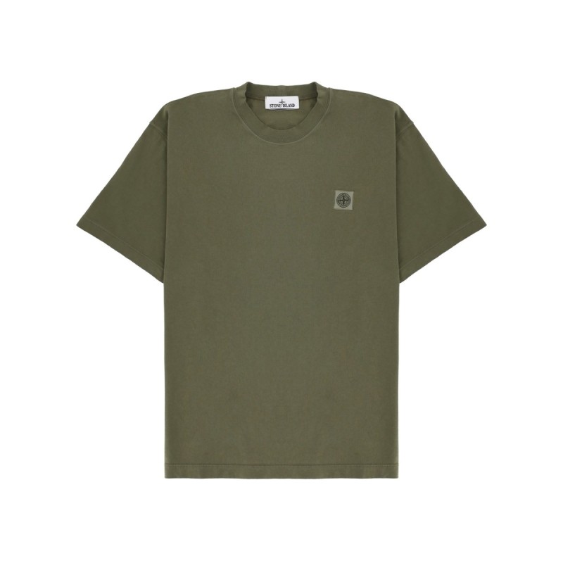 T-SHIRT WITH LOGO PATCH