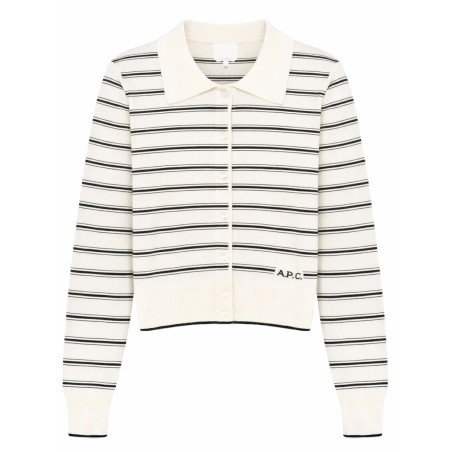 CARDIGAN WITH POLO COLLAR