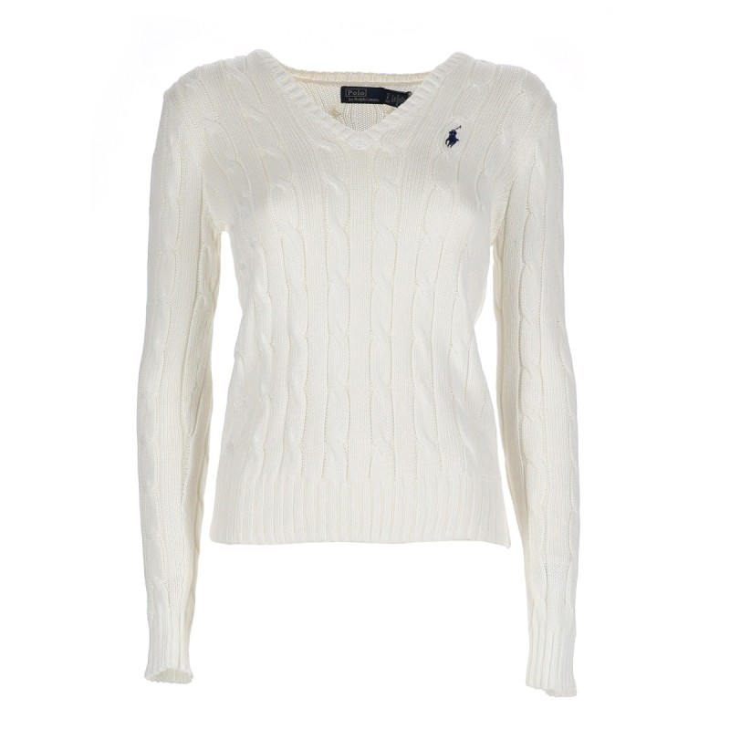 CABLE KNIT WITH LOGO