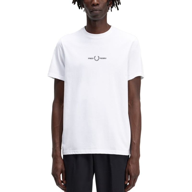 T-SHIRT WITH LOGO EMBROIDERY