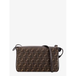 Simply Medium FF Jacquard Fabric crossbody bag