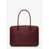 Sac de Jour in Box leather handbag with metal lock detail