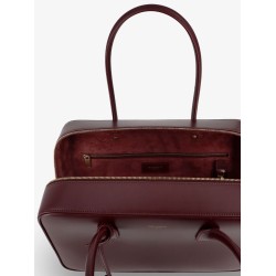 Sac de Jour in Box leather handbag with metal lock detail