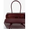Sac de Jour in Box leather handbag with metal lock detail