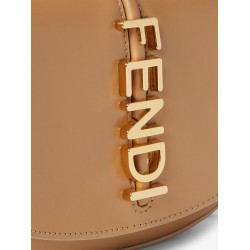 Wallet on Chain Fendigraphy leather shoulder bag