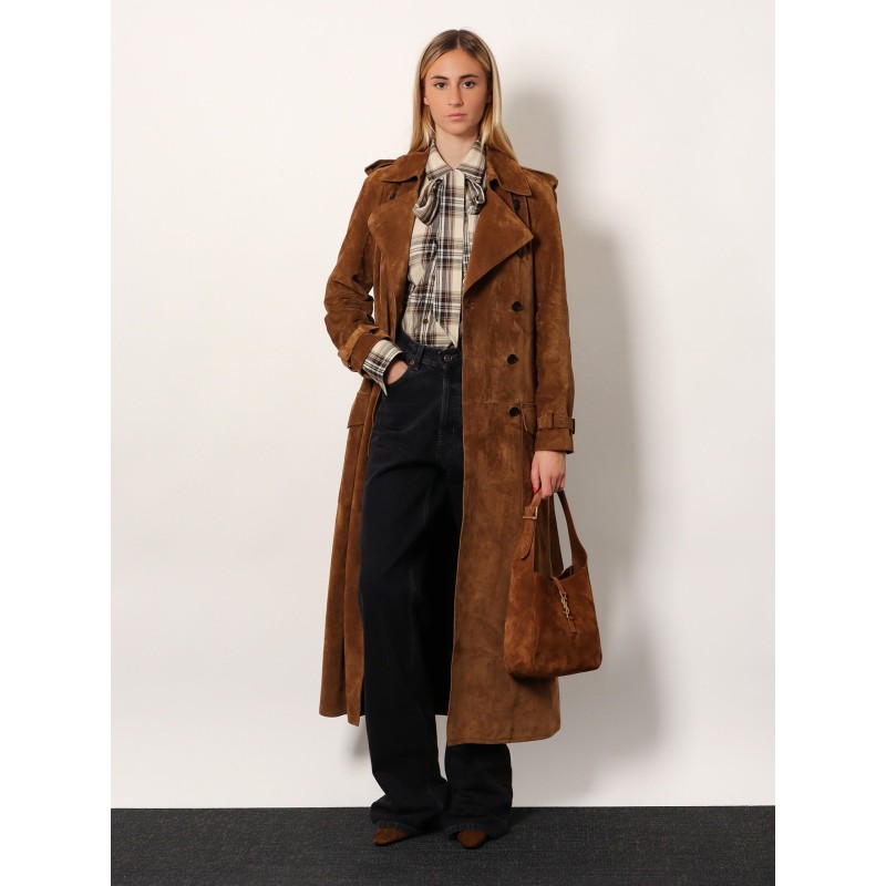 LE 5 À 7 suede shoulder bag