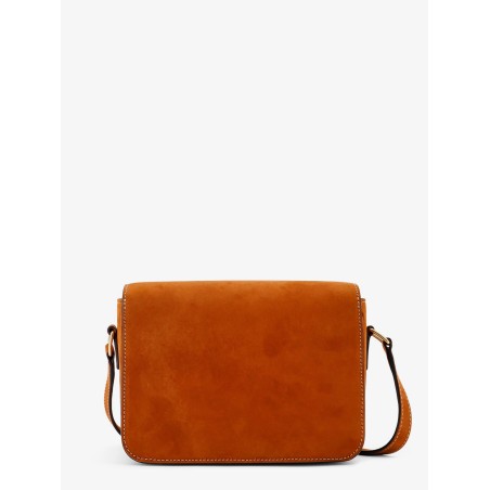 Teen Triomphe suede shoulder bag