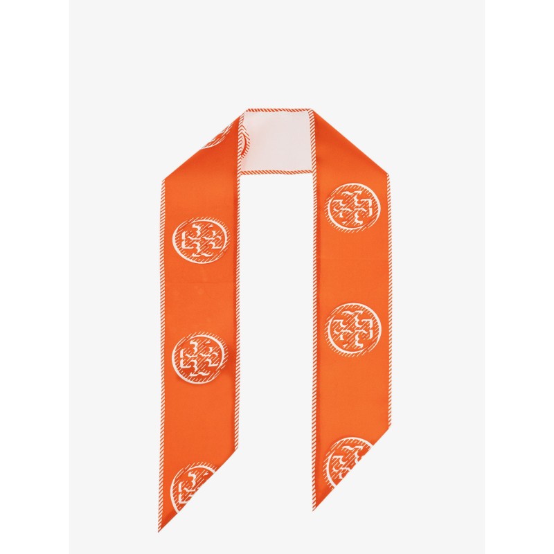 Medallion Logo Ribbon silk tie