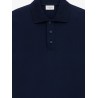 Recycled material polo shirt with Cassandre embroidery