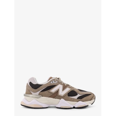 9060 low-top mesh sneakers with suede interts