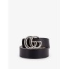Reversible leather and Supreme GG fabric belt