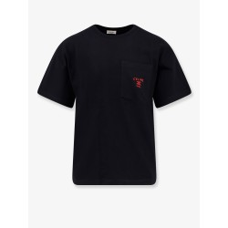 Cotton T-shirt with contrasting logo on the front