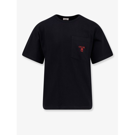 Cotton T-shirt with contrasting logo on the front
