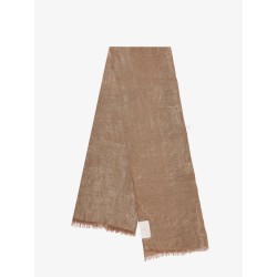 Lurex linen scarf