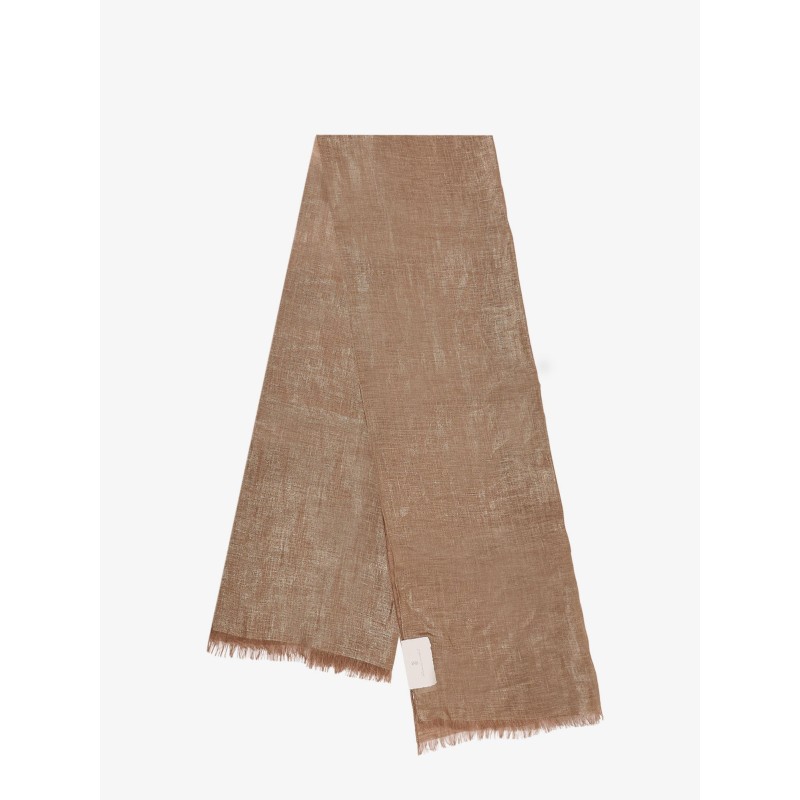 Lurex linen scarf