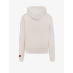 Cotton blend sweatshirt with hood