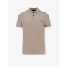 Cotton polo shirt with logo