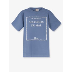 Cotton t-shirt with Book Cover embroidery