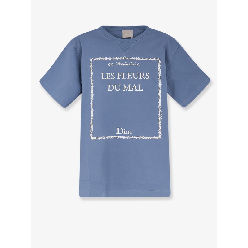 Cotton t-shirt with Book Cover embroidery