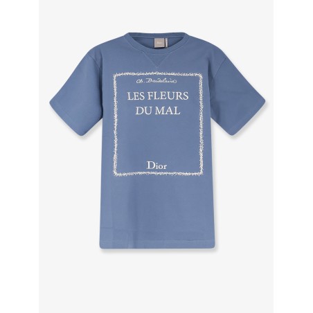 Cotton t-shirt with Book Cover embroidery