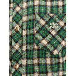 Tartan wool mini dress