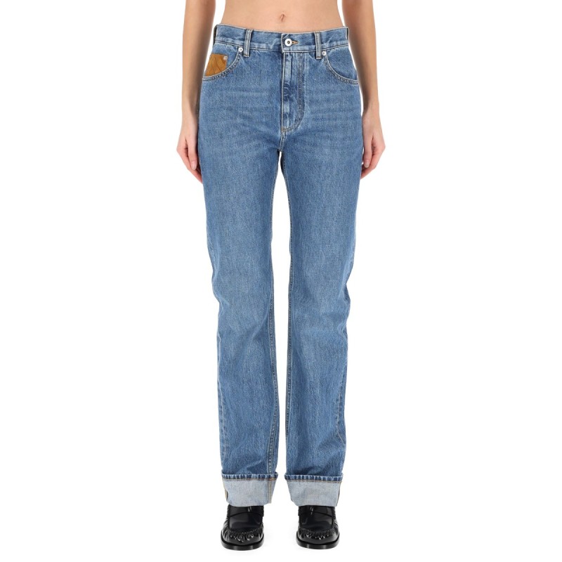 "INDIGO VINTAGE" STRAIGHT JEANS