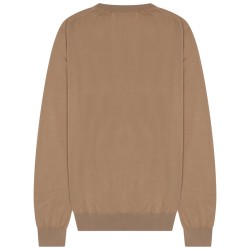 crewneck cotton knit sweater