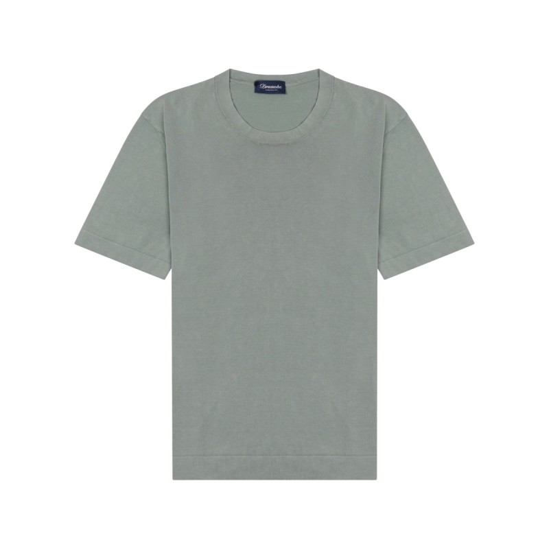 crewneck knit t-shirt