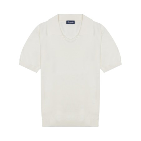 cotton knit polo shirt