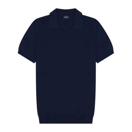 cotton knit polo shirt