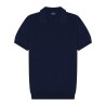 cotton knit polo shirt