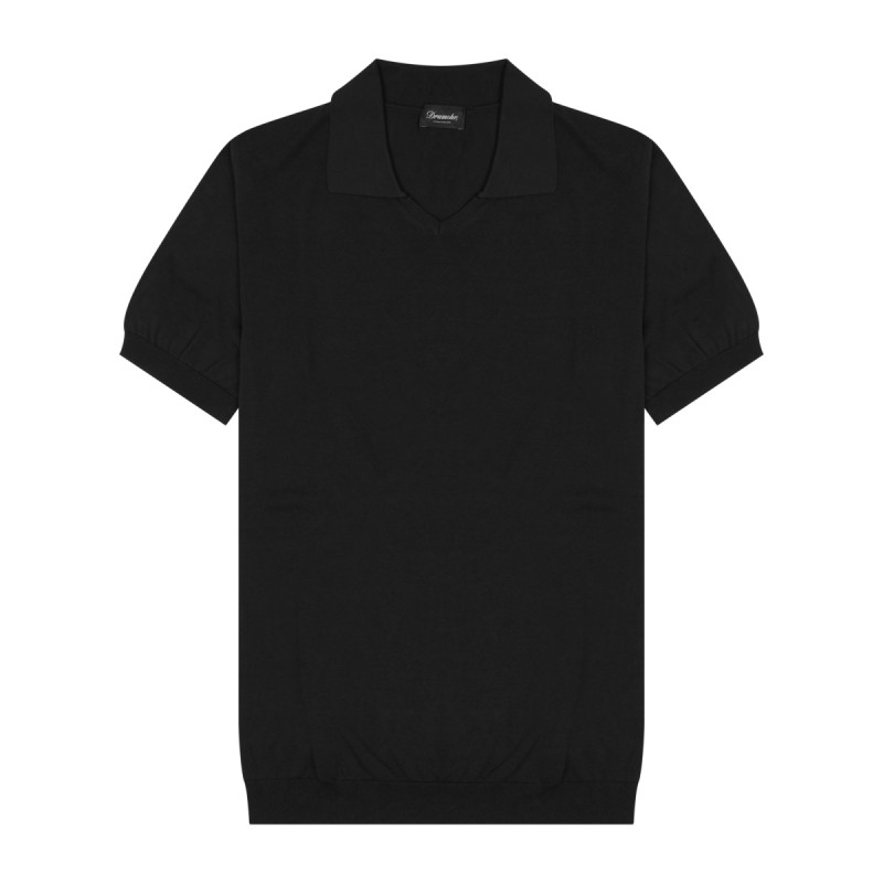 cotton knit polo shirt