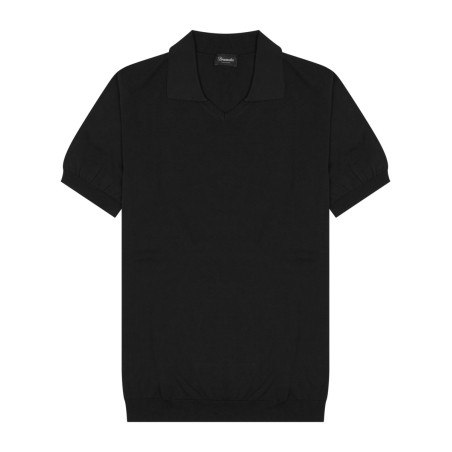 cotton knit polo shirt