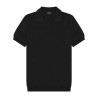 cotton knit polo shirt